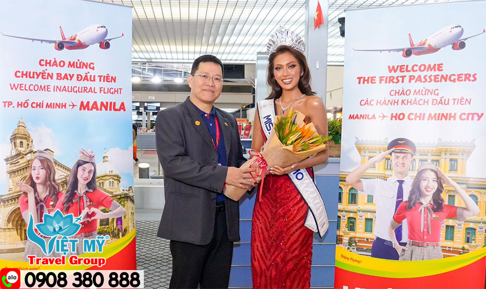 Vietjet chính thức khai trương đường bay thẳng TPHCM - Manila