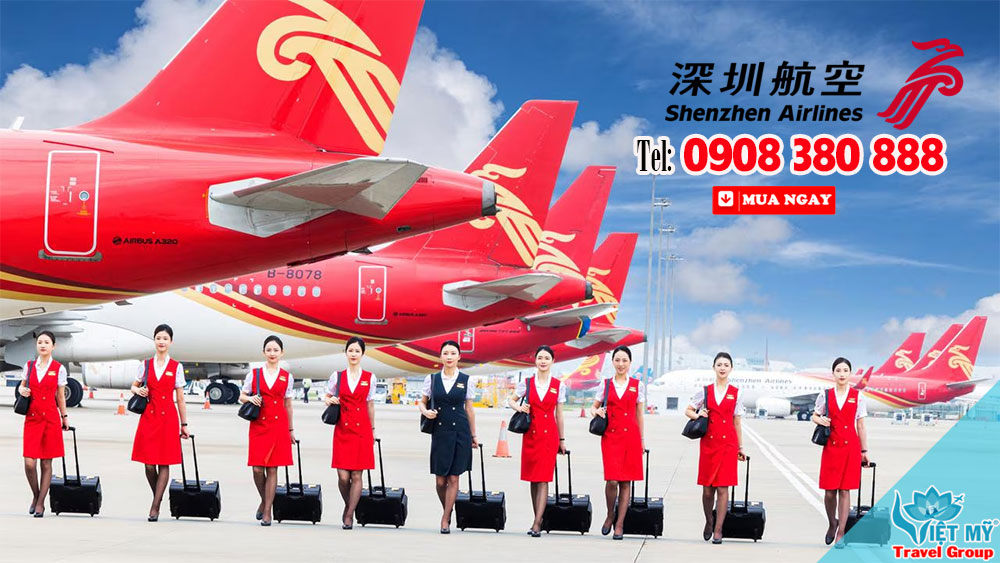 Vé máy bay Shenzhen Airlines đi Trung Quốc, Nhật Bản và Hàn Quốc