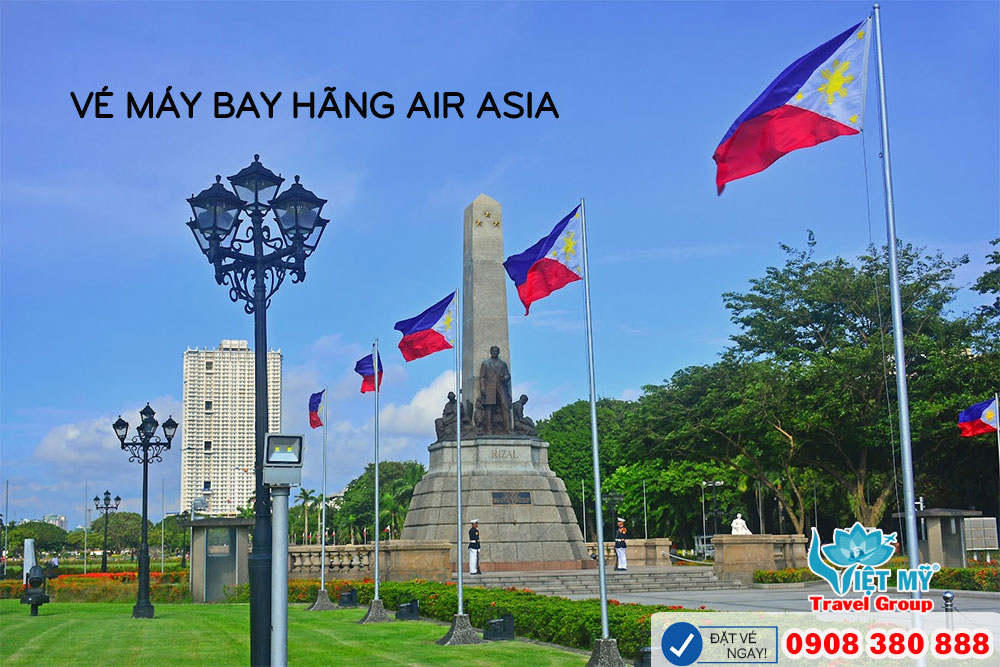 AirAsia khai thác đường bay Việt Nam – Manila giá từ 1.499.650đ