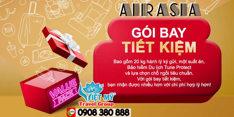 AirAsia giảm thêm 10% gói Value Pack cho hành trình 2026–2027