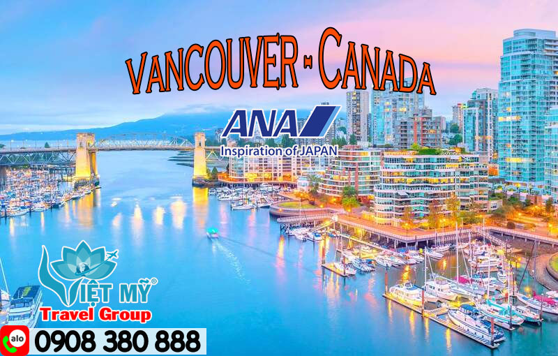 Hành trình SGN – Vancouver cùng ANA quá cảnh Narita