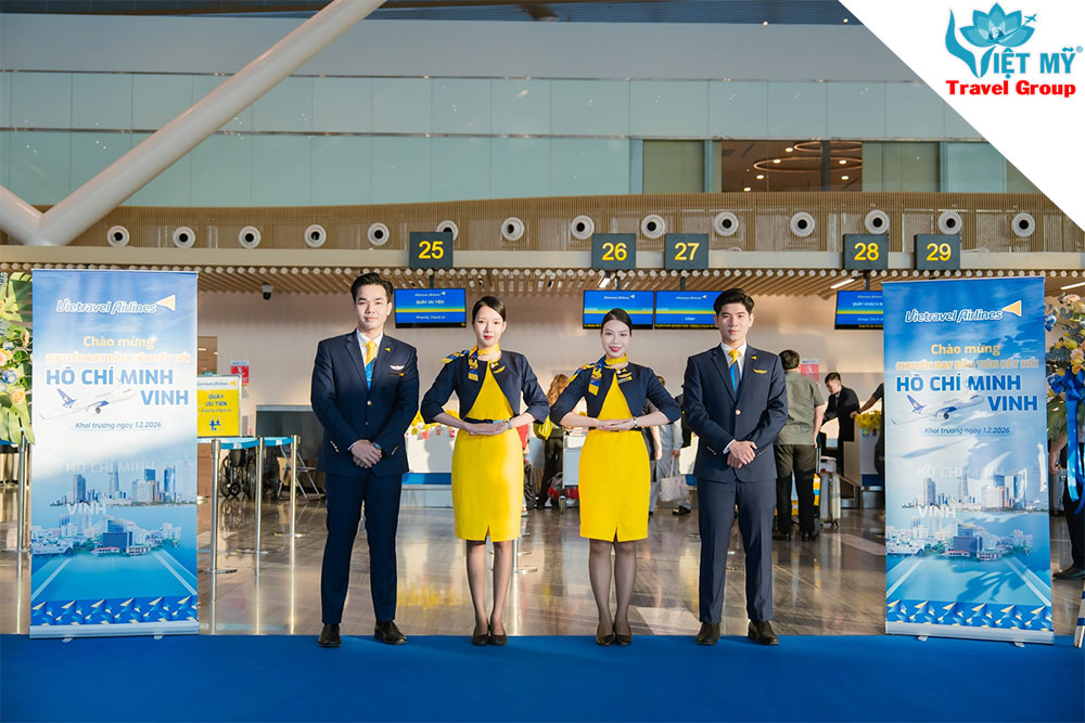 Đường bay TP. Hồ Chí Minh – Vinh chính thức được Vietravel Airlines khai thác