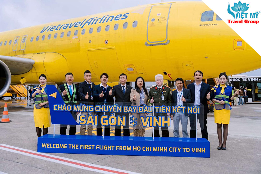 Đường bay TP. Hồ Chí Minh – Vinh chính thức được Vietravel Airlines khai thác