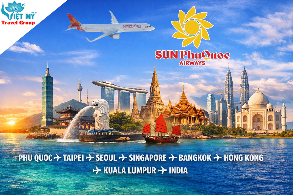Sun PhuQuoc Airways triển khai chiến lược “Rise to Asia” kết nối 7 thị trường
