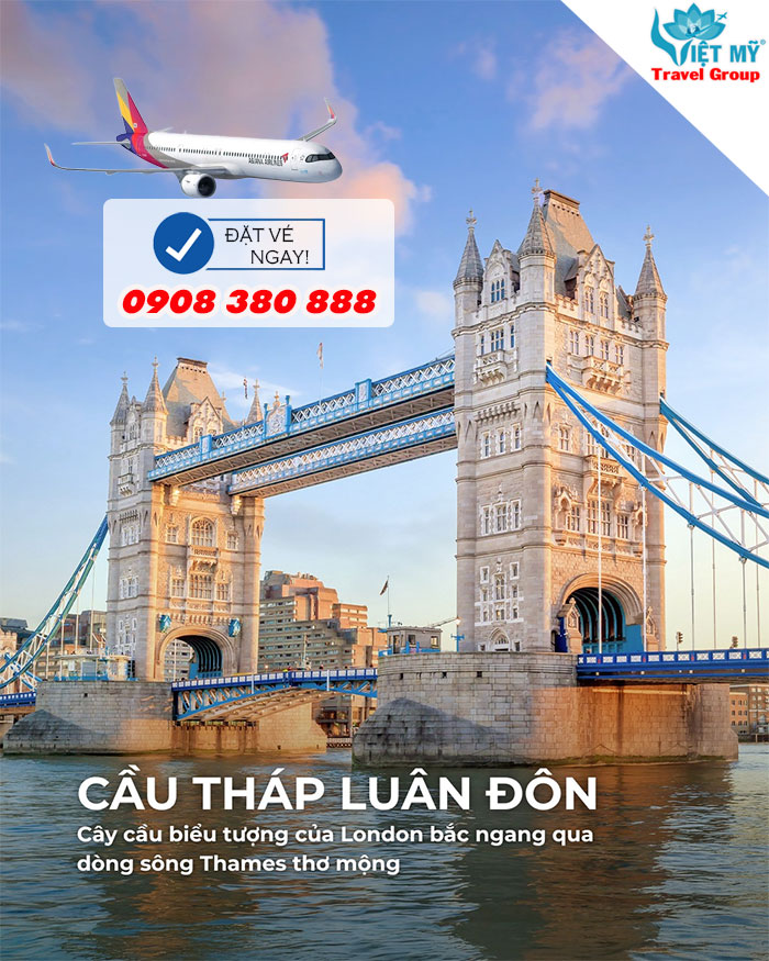 Vé TPHCM đi London khuyến mãi đến 10% cùng Asiana Airlines