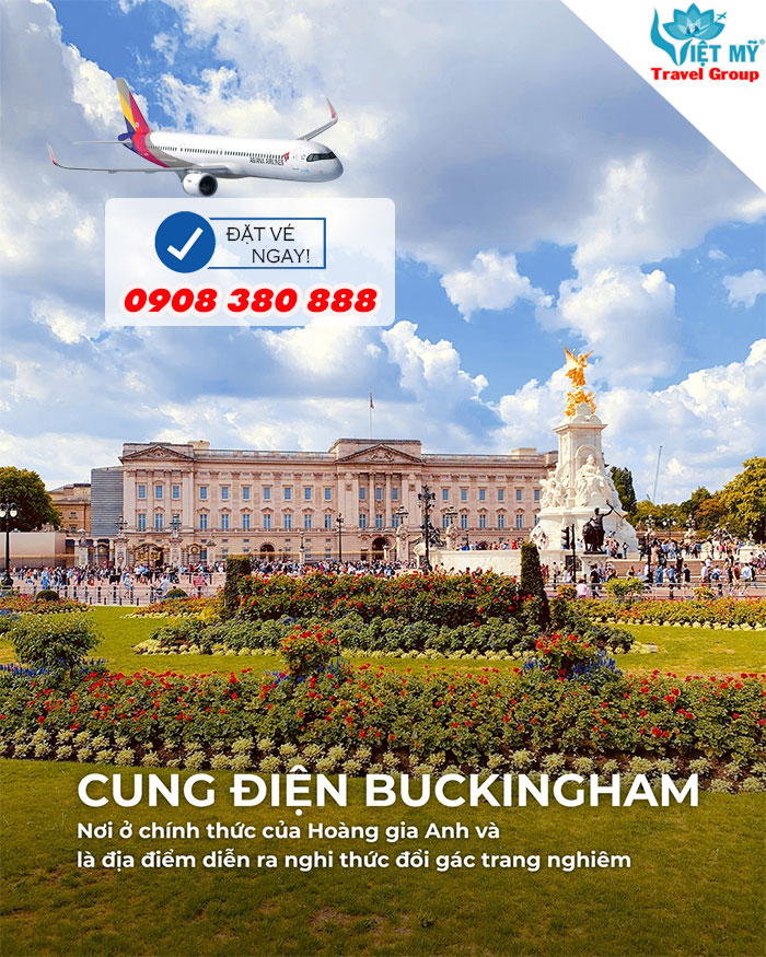 Vé TPHCM đi London khuyến mãi đến 10% cùng Asiana Airlines