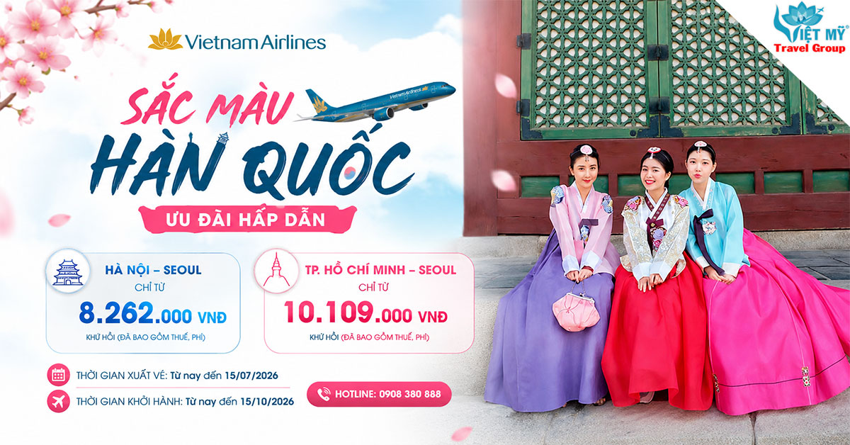 Du lịch Seoul mùa thu tiết kiệm với ưu đãi từ Vietnam Airlines