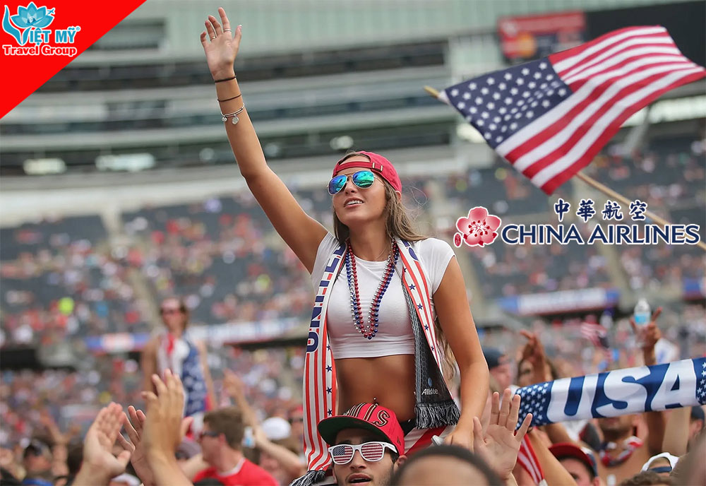 Săn vé Mỹ và Canada mùa World Cup 2026 cùng China Airlines