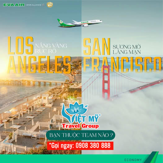 Khám phá Los Angeles và San Francisco cùng EVA Air mùa hè này
