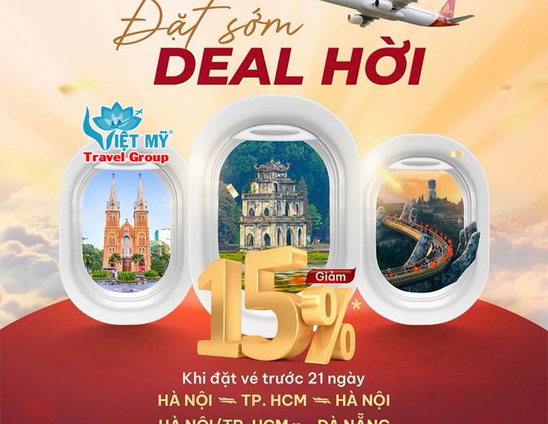 Đặt sớm 21 ngày cùng Sun PhuQuoc Airways - Deal giảm 15% giá vé nội địa