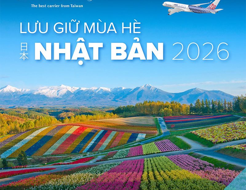 Hành trình khám phá Nhật Bản mùa hè đầy sắc màu & bay cùng China Airlines!