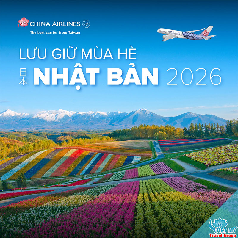 Hành trình khám phá Nhật Bản mùa hè đầy sắc màu & bay cùng China Airlines!