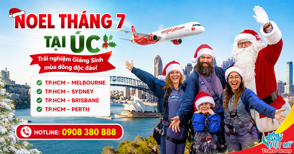 Noel tháng 7 tại Úc- Trải nghiệm Giáng Sinh giữa mùa đông cùng Vietjet Air