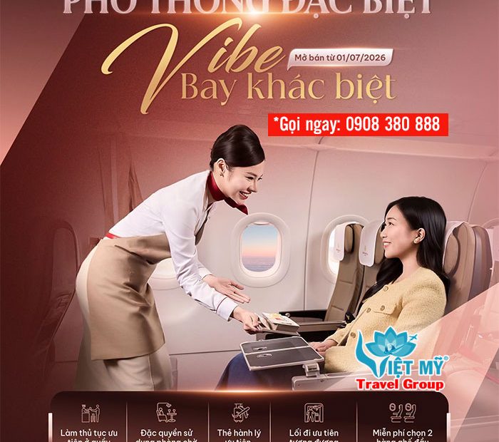Sun PhuQuoc Airways chính thức mở bán vé hạng Phổ thông Đặc biệt (Premium Economy)