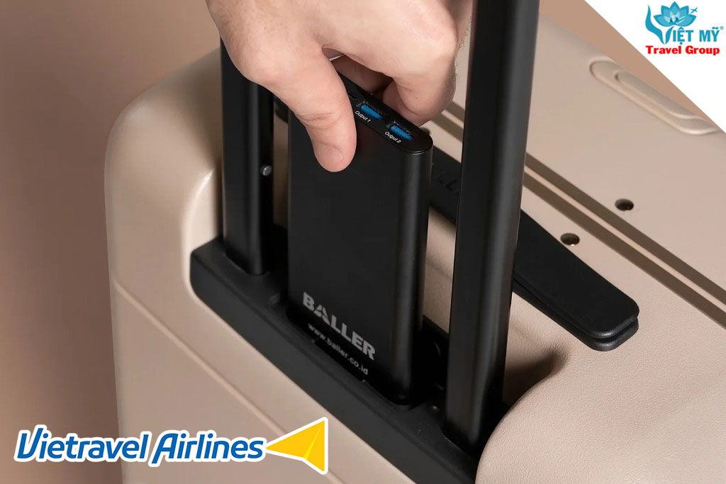 Vietravel Airlines thông báo quy định mới về sạc dự phòng từ 01/07/2026