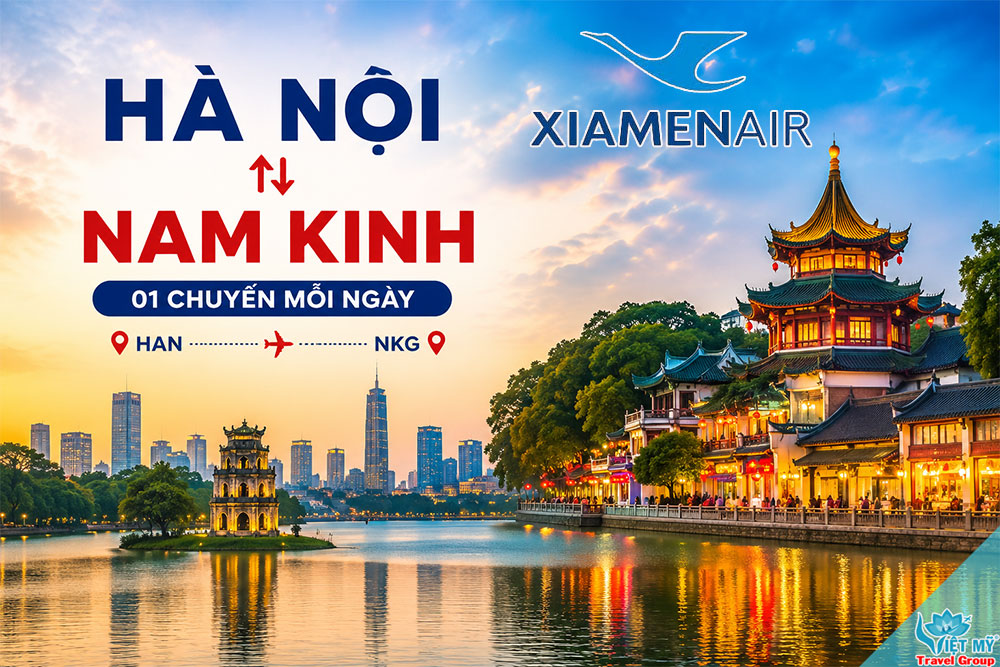 Thêm lựa chọn bay đến Trung Quốc với 2 đường bay mới của Xiamen Airlines