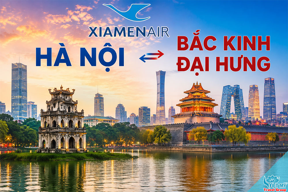 Thêm lựa chọn bay đến Trung Quốc với 2 đường bay mới của Xiamen Airlines