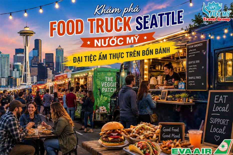 Khám phá Seattle bằng food truck - Trải nghiệm ẩm thực độc đáo cùng EVA Air