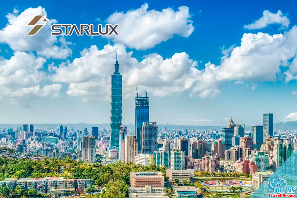 Đặt vé STARLUX đi Đài Loan giá tốt tại Việt Mỹ