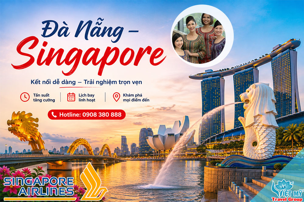 Singapore Airlines tăng chuyến trên đường bay TP.HCM và Đà Nẵng – Singapore