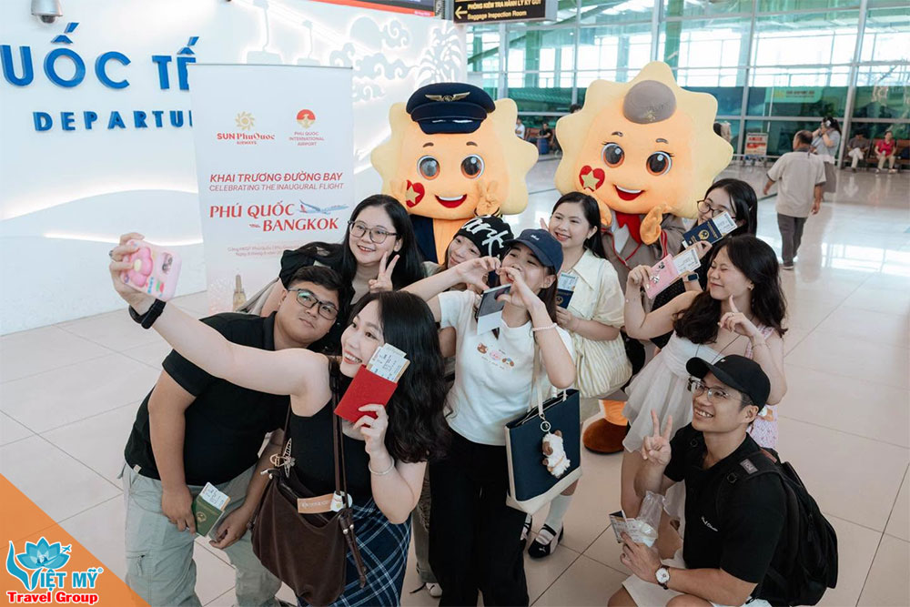 Phú Quốc – Bangkok bay thẳng chỉ 1 giờ 20 phút cùng Sun PhuQuoc Airways