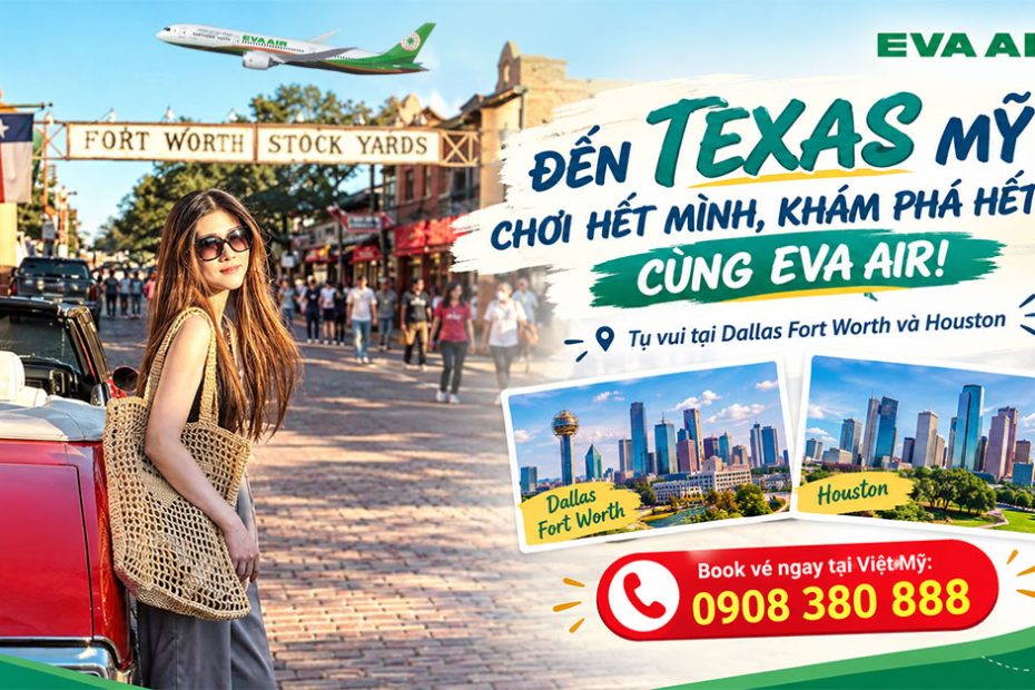 Đến Texas, vui hết mình tại Dallas Fort Worth và Houston