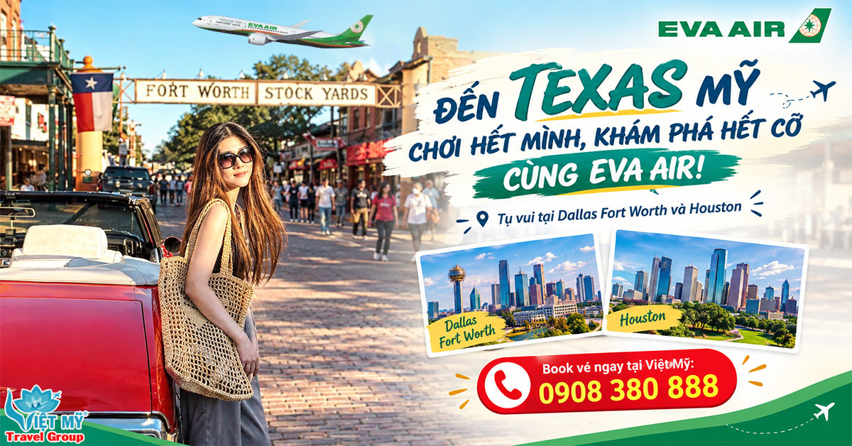 Đến Texas, vui hết mình tại Dallas Fort Worth và Houston